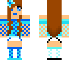 blue girl