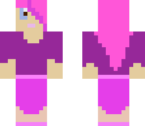 pink and purple girl