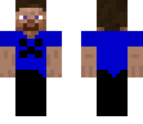 steve in blue **** with headphones