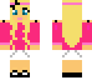 blonde pink hippie girl