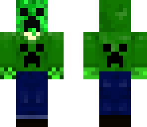 creeper with sweatshirt