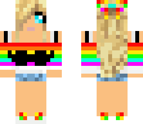 rainbow mustache