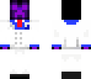 purple tron creeper in a white suit