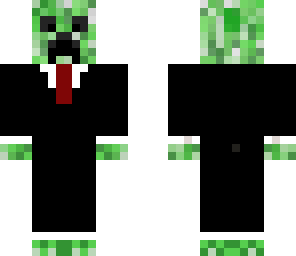 creeper wearing tuxedo
