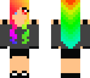 kind of goth rainbow gurl