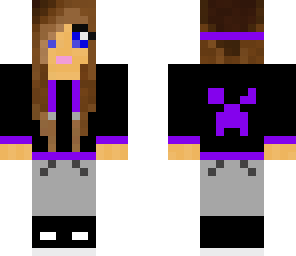 purple creeper girl