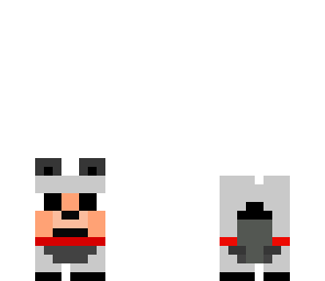 floating white eyes and wolf