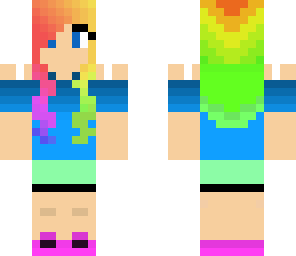 rainbow girl