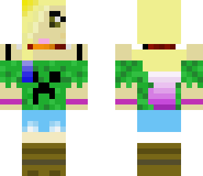 cute creeper shirt girl