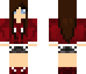 red hoodie girl