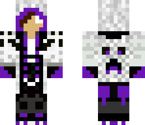 me in a purple hood