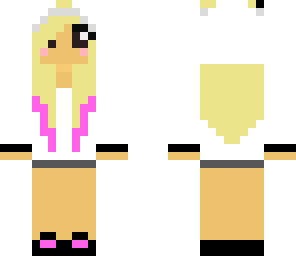 little pink panda girl