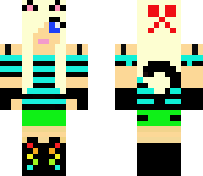 cat girl with bow in hair