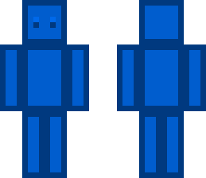 blue man