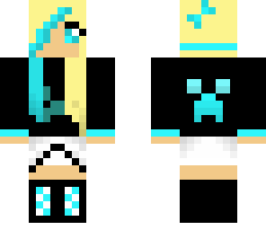 blue creeper girl