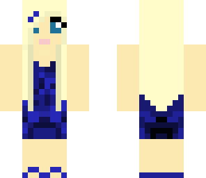 blue sequin dress girl