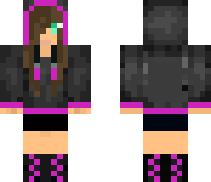 girl in a hoodie