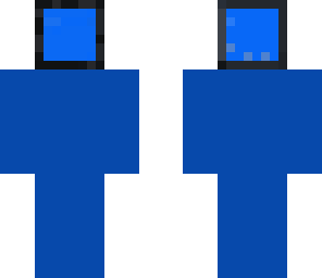 blue man