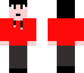 red sweatshirt