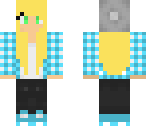 blue beanie girl