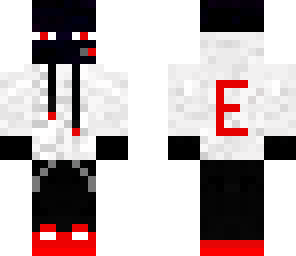 red hooded enderman with a headset