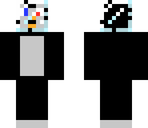 glass helmet penguin