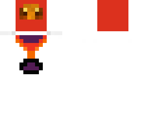 floating head with amulet