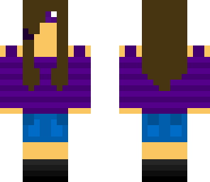 purple gamer girl