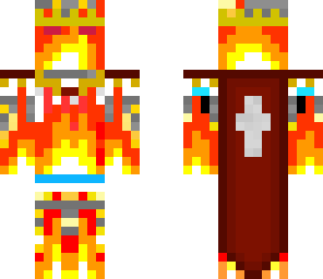 flaming cyber gold king