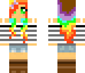 rainbow girl