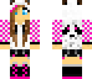 edited panda girl