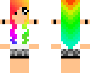 rainbow girl