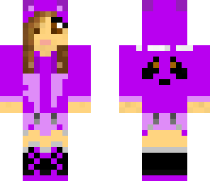 cute and mostley purple panda
