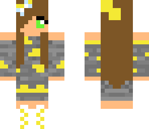 gold block girl