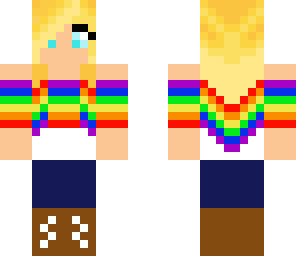 rainbow girl