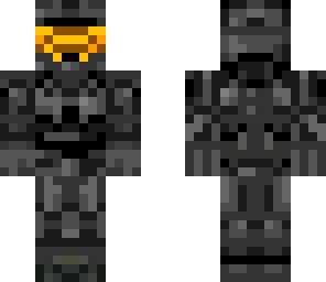 halo skin black