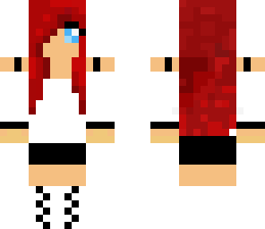 red hair w white boots