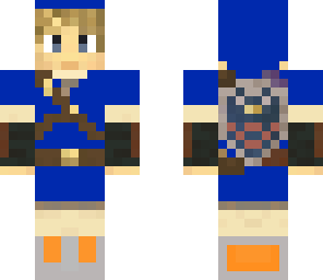 blue link with iron boots
