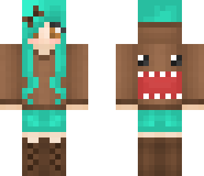 girl domo blue
