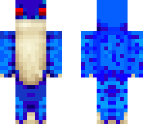 fixed blue frog
