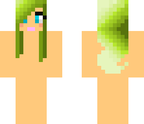 shiney green hair base