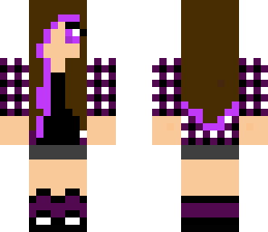 plaid purple