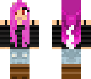 crazy girl skin