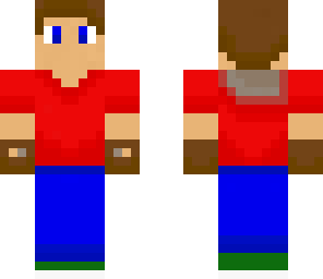 guy in a red shirt