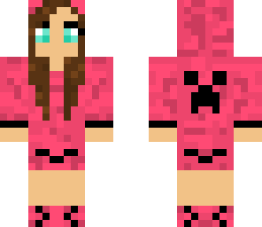 pink hood girl