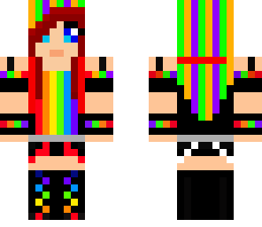 rainbow teen gril
