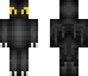 alien with yellow eyes