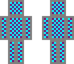 blue and purple checkered