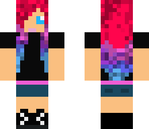 pink hair girl