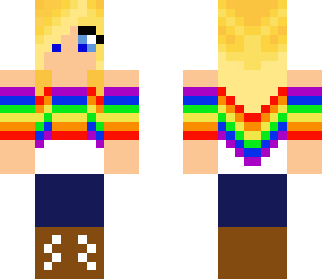 rainbow girl